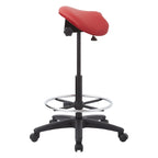 Tabouret sans dossier avec siège ergonomique réglable en hauteur