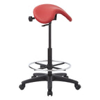 Tabouret sans dossier avec siège ergonomique réglable en hauteur