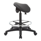 Tabouret sans dossier avec siège ergonomique réglable en hauteur