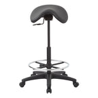 Tabouret sans dossier avec siège ergonomique réglable en hauteur