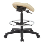 Tabouret sans dossier avec siège ergonomique réglable en hauteur