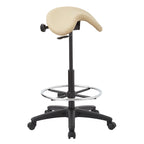 Tabouret sans dossier avec siège ergonomique réglable en hauteur