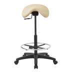 Tabouret sans dossier avec siège ergonomique réglable en hauteur