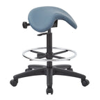 Tabouret sans dossier avec siège ergonomique réglable en hauteur