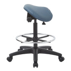 Tabouret sans dossier avec siège ergonomique réglable en hauteur