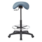Tabouret sans dossier avec siège ergonomique réglable en hauteur