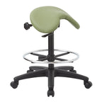 Tabouret sans dossier avec siège ergonomique réglable en hauteur