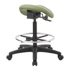 Tabouret sans dossier avec siège ergonomique réglable en hauteur