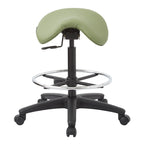 Tabouret sans dossier avec siège ergonomique réglable en hauteur