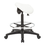 Tabouret sans dossier avec siège ergonomique réglable en hauteur