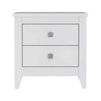 Table de chevet Amara avec 2 tiroirs et 4 pieds