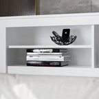 Tête de lit bibliothèque 65Timechee Queen avec lumière RGB et étagère réglable