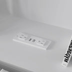 Tête de lit bibliothèque 65Timechee Queen avec lumière RGB et étagère réglable