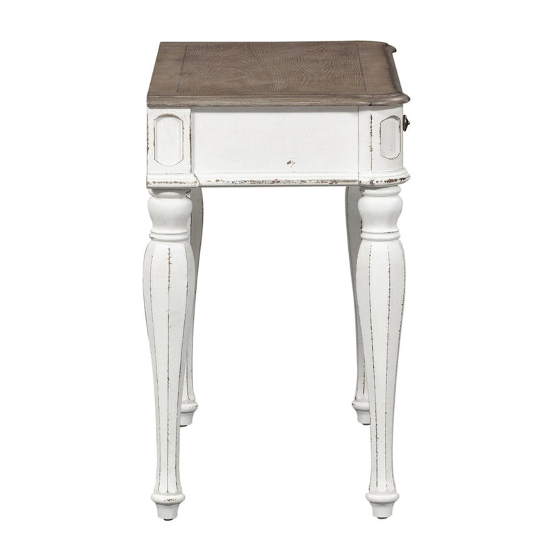 Meuble-lavabo Magnolia Manor blanc antique écorce patinée
