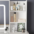 Coiffeuse 100 cm avec tabouret et miroir