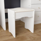 Coiffeuse 100 cm avec tabouret et miroir