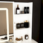 Coiffeuse 100 cm avec tabouret et miroir