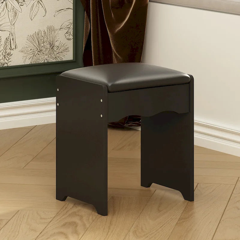 Coiffeuse 100 cm avec tabouret et miroir