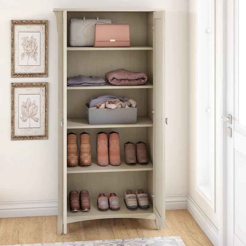 Meuble de rangement haut Bush Furniture Salinas avec portes