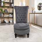 Chaise de vanité haute Gosser 20 en velours large