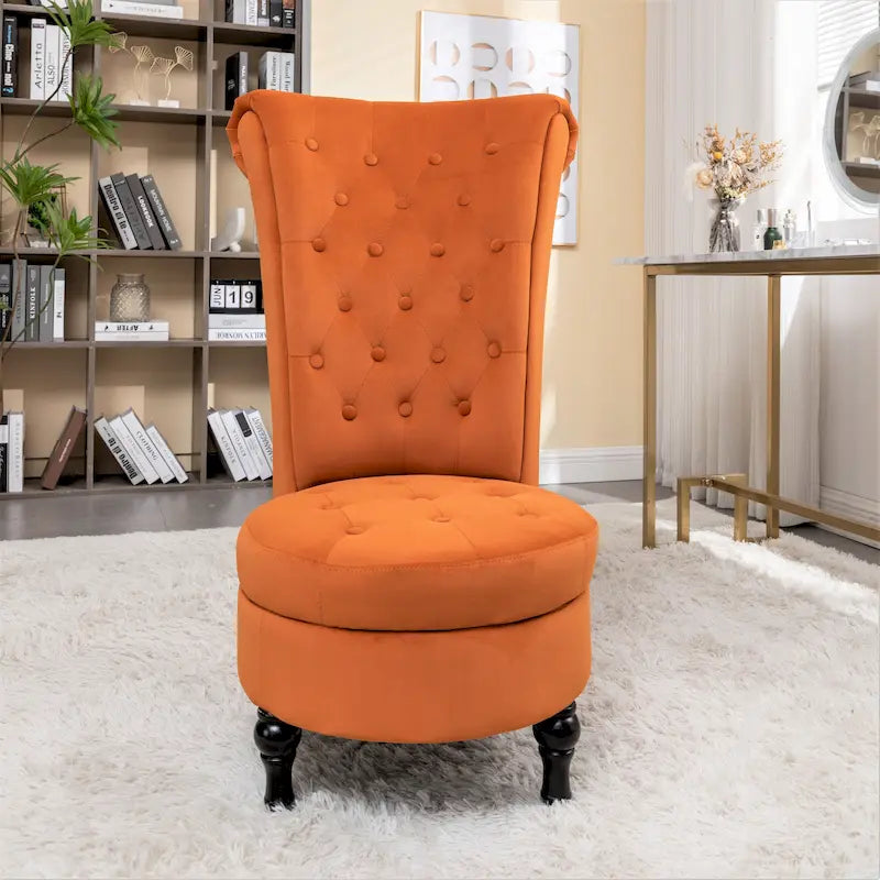 Chaise de vanité haute Gosser 20 en velours large