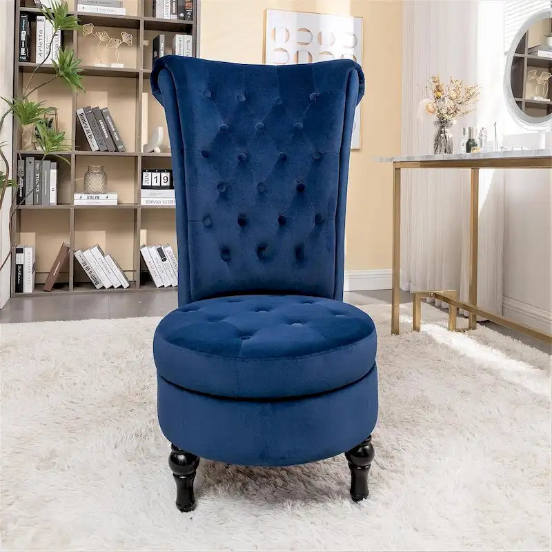 Chaise de vanité haute Gosser 20 en velours large