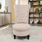 Chaise de vanité haute Gosser 20 en velours large