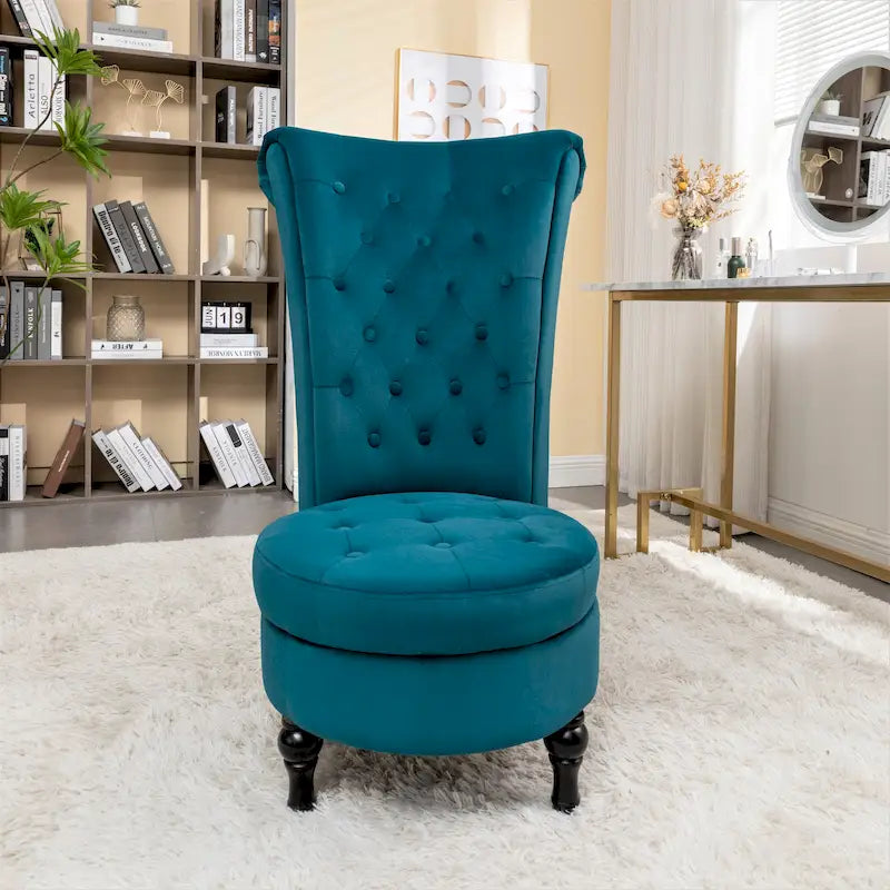 Chaise de vanité haute Gosser 20 en velours large
