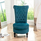 Chaise de vanité haute Gosser 20 en velours large