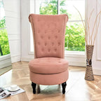 Chaise de vanité haute Gosser 20 en velours large