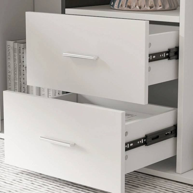 Timechee Bureau d'ordinateur de bureau à domicile Bureau d'angle Table d'écriture de 140 cm