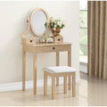 Coiffeuse et tabouret Moniys Wood Moniya