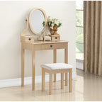Coiffeuse et tabouret Moniys Wood Moniya
