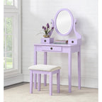 Coiffeuse et tabouret Moniys Wood Moniya
