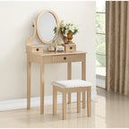 Coiffeuse et tabouret Moniys Wood Moniya