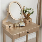 Coiffeuse et tabouret Moniys Wood Moniya