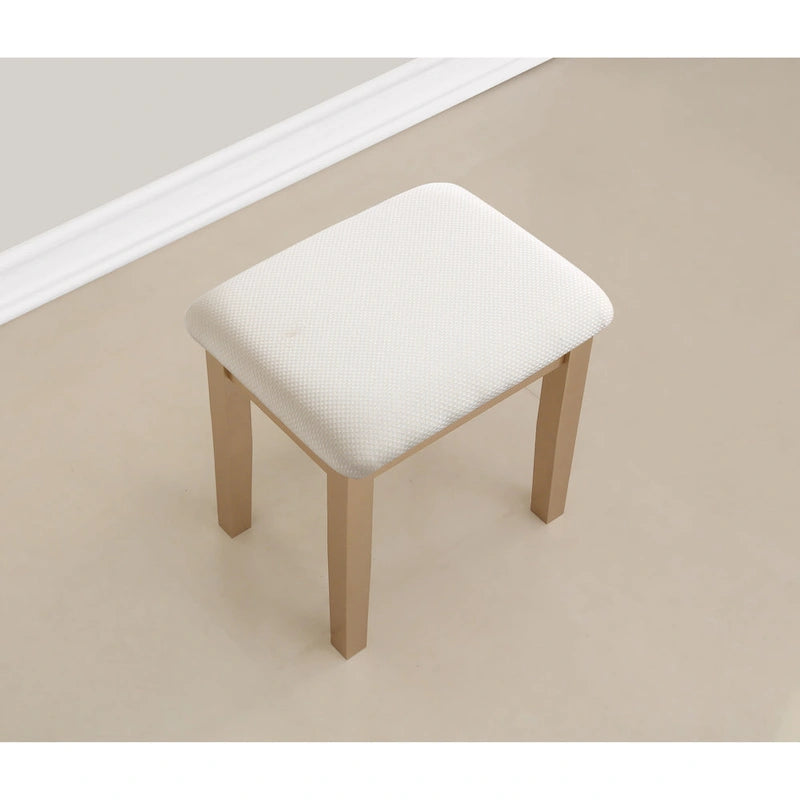 Coiffeuse et tabouret Moniys Wood Moniya