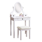 Coiffeuse et tabouret Moniys Wood Moniya