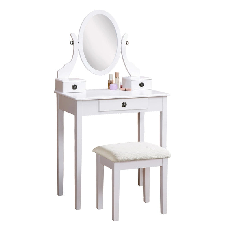 Coiffeuse et tabouret Moniys Wood Moniya