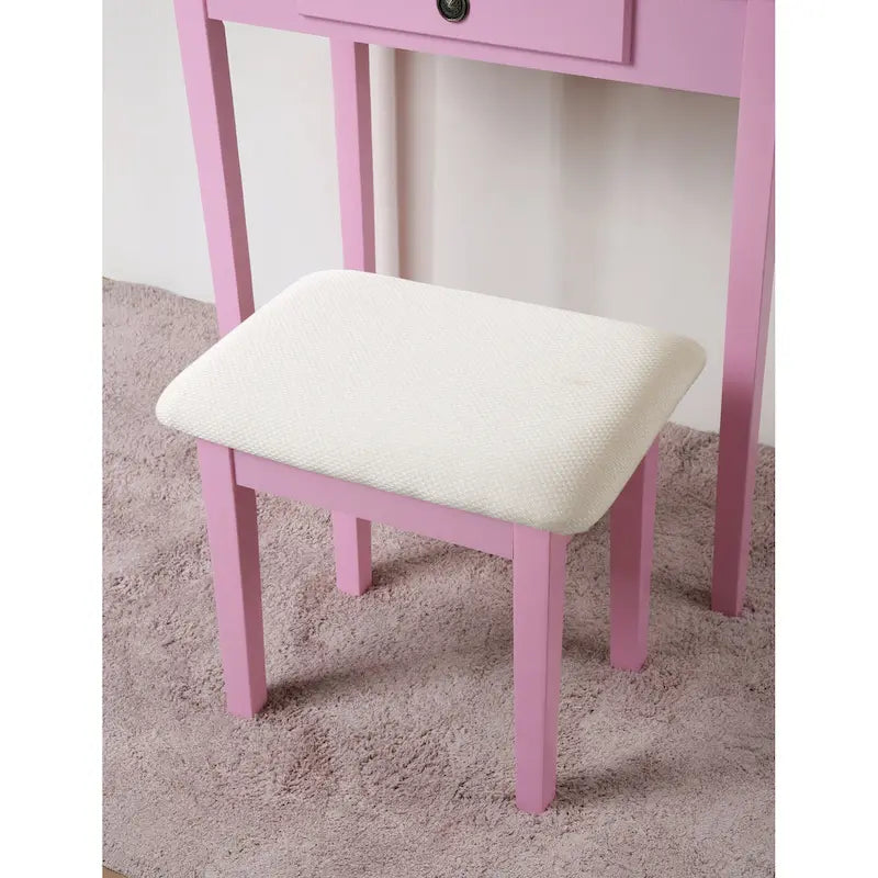 Coiffeuse et tabouret Moniys Wood Moniya