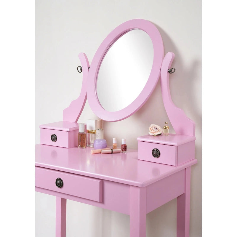 Coiffeuse et tabouret Moniys Wood Moniya