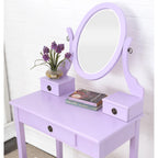 Coiffeuse et tabouret Moniys Wood Moniya