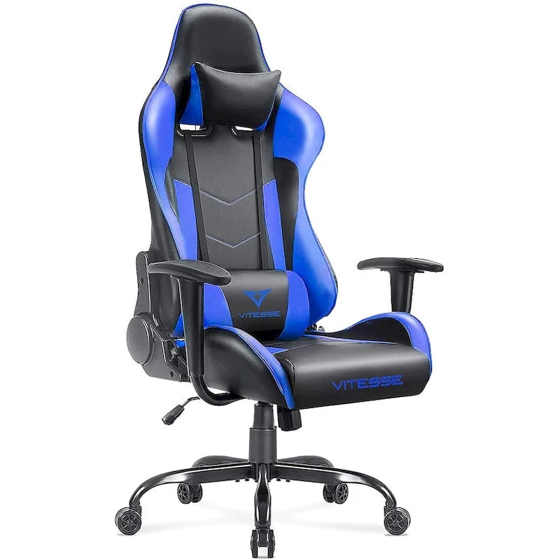 Chaise de jeu BOSSIN avec dossier haut et support lombaire pour ordinateur de bureau