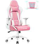 Chaise de jeu BOSSIN avec dossier haut et support lombaire pour ordinateur de bureau