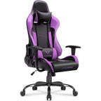 Chaise de jeu BOSSIN avec dossier haut et support lombaire pour ordinateur de bureau