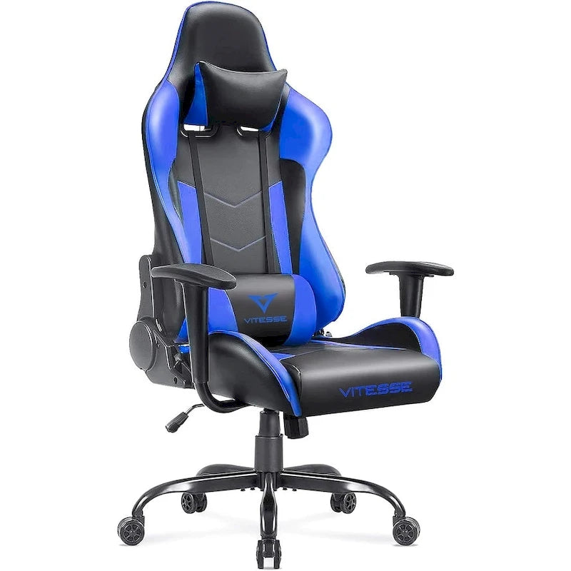 Chaise de jeu BOSSIN avec dossier haut et support lombaire pour ordinateur de bureau