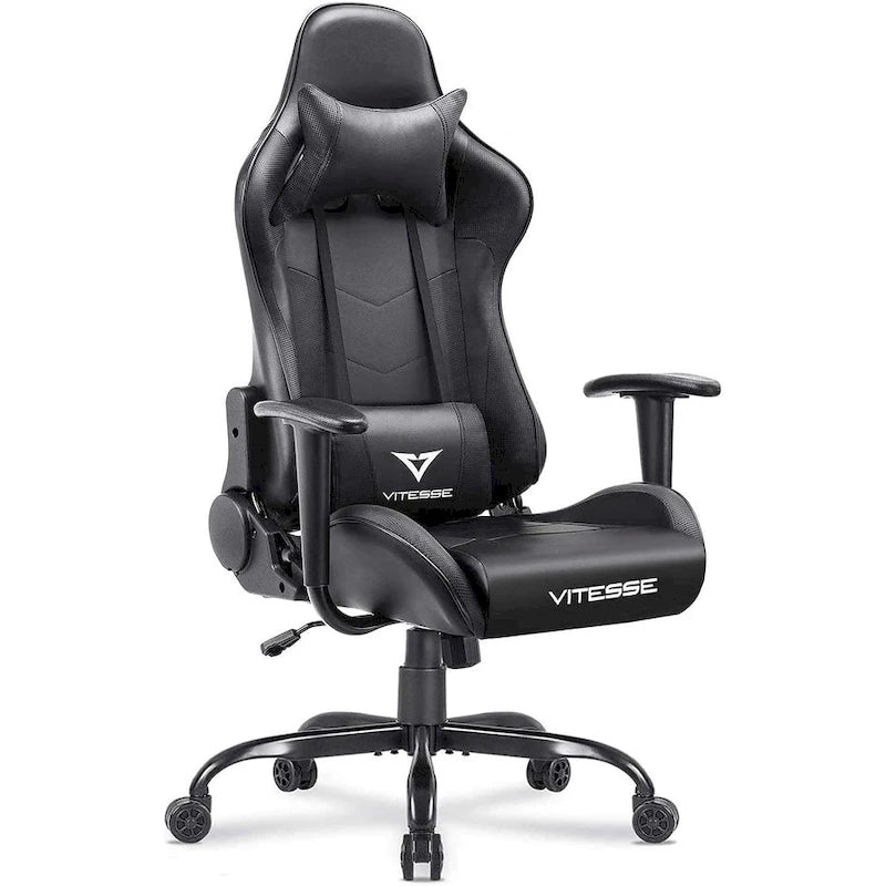 Chaise de jeu BOSSIN avec dossier haut et support lombaire pour ordinateur de bureau