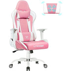 Chaise de jeu BOSSIN avec dossier haut et support lombaire pour ordinateur de bureau