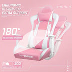 Chaise de jeu BOSSIN avec dossier haut et support lombaire pour ordinateur de bureau