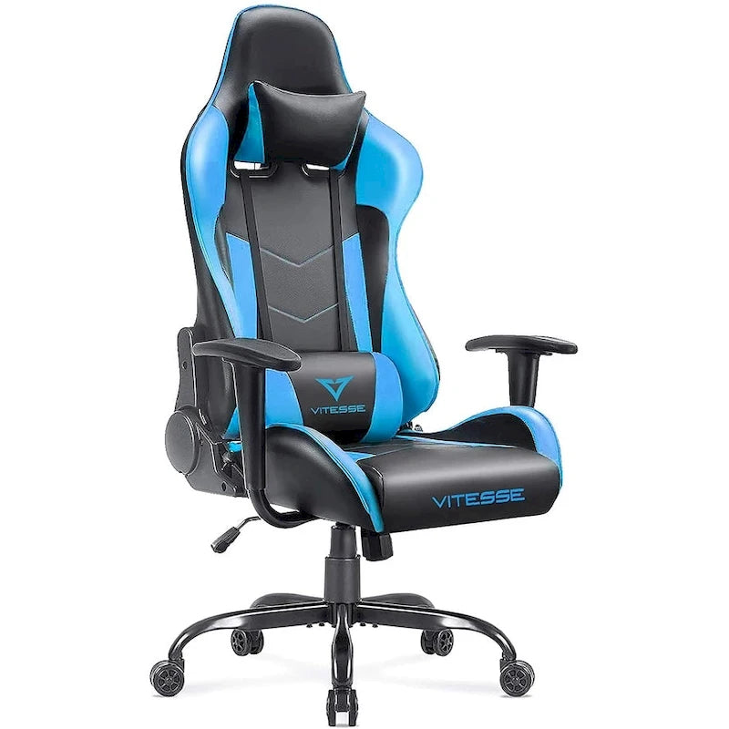 Chaise de jeu BOSSIN avec dossier haut et support lombaire pour ordinateur de bureau